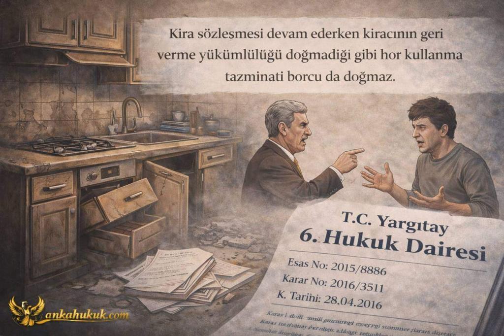 Kira Iliskisi Bitmeden Hor Kullanma Tazminatina Karar Verilemez