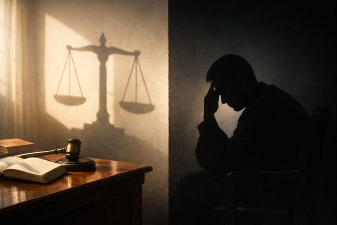 Hukuk, karar vermeyi öğretir; vicdan ise yükünü taşımayı. Bir hâkimin kanuna uygunluk ile adalet duygusu arasında sıkıştığı o sessiz an üzerine.