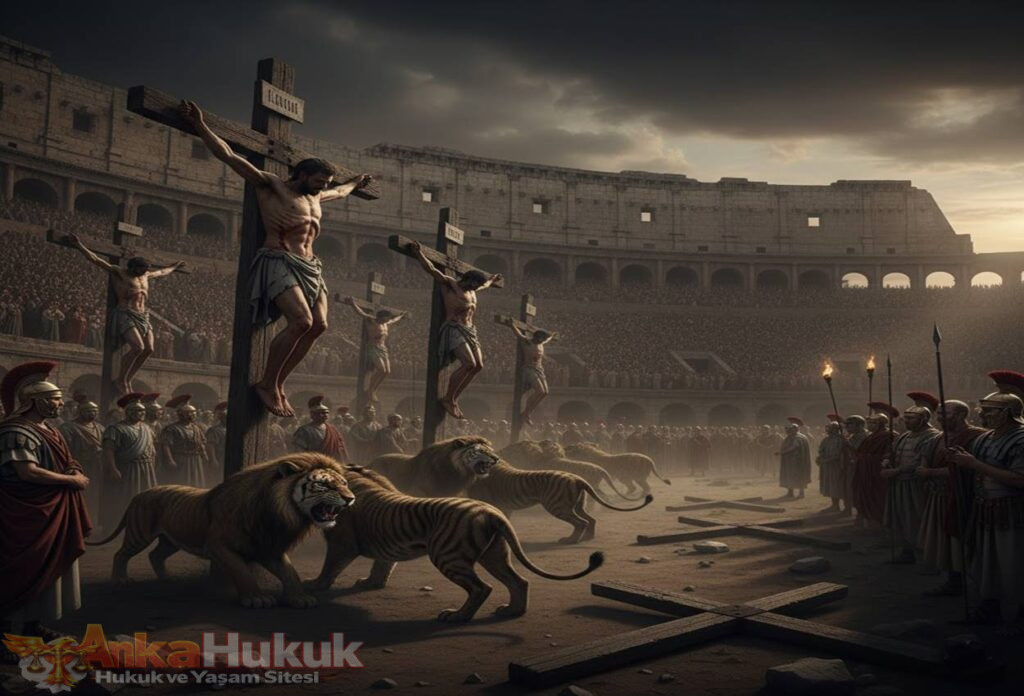 roma infaz yontemleri carmih ve aslanlar