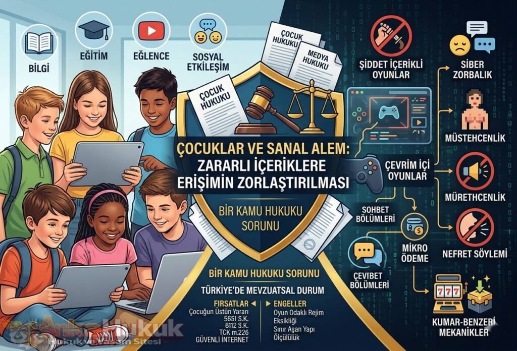 Sanal alemde şiddet içerikli oyunlara çocuk erişimi nasıl sınırlandırılır? Mevzuatsal fırsatlar, önlemler ve hukuki engeller burada.