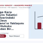 Dampinge Karşı Önlemlerin Tüketici Refahı Üzerindeki Etkisi: Klaus Stegemann’ın Yaklaşımı ve Türk Hukuku Bakımından Bir Değerlendirme – Ankara Barosu Dergisi
