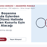 Derdest Boşanma Davasında Eşlerden Birinin Ölümü Halinde Sağ Kalan Kusurlu Eşin Katılma Alacağı – Ankara Barosu Dergisi