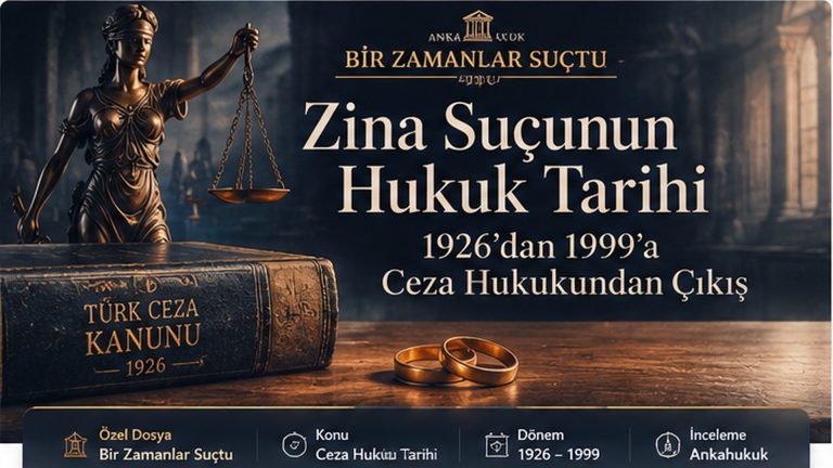 Bir Zamanlar Suçtu — Zina Suçunun Hukuk Tarihi, 1926’dan 1999’a ceza hukukundan çıkış kapağı