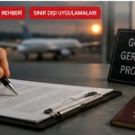 Gönüllü geri dönüş kararını, bilgilendirmeyi ve seyahat sürecini simgeleyen gerçekçi hukuk kapak görseli